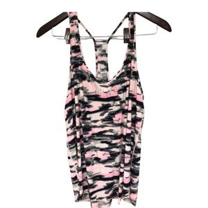 Lululemon pink gray camo tank